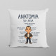 Anatomia 50-latka - poduszka na prezent