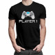 Player 1 v2 - męska koszulka z nadrukiem