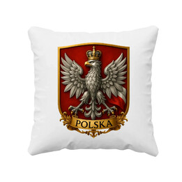 Polska - Orzeł Biały V3 - poduszka na prezent