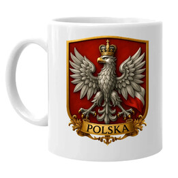 Polska - Orzeł Biały V3 - kubek na prezent