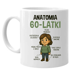 Anatomia 60-latki - kubek na prezent