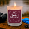Świeca o zapachu Twojej byłej pracy - świeca zapachowa na prezent dla emeryta
