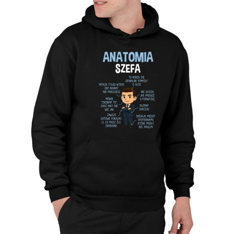 Anatomia szefa - męska bluza na prezent