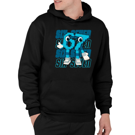 Six seven 67 - Italian Brainrot  - męska bluza na prezent