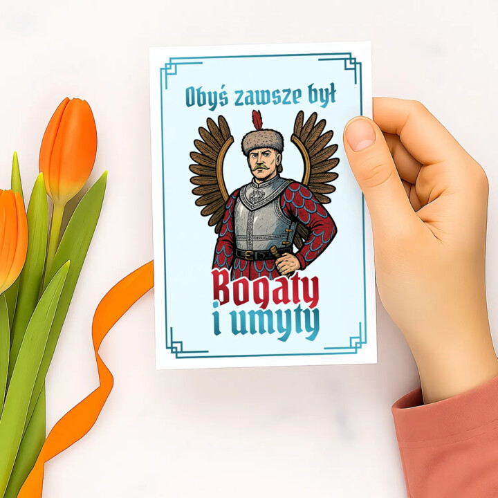 Obyś zawsze był bogaty i umyty - kartka okolicznościowa na prezent dla fanów serialu 1670