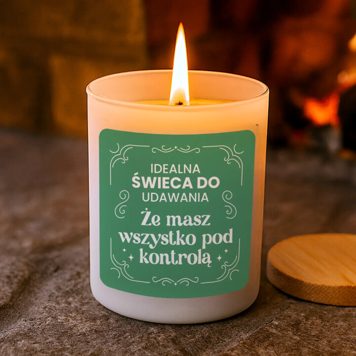 Idealna świeca do udawania - świeczka zapachowa na prezent