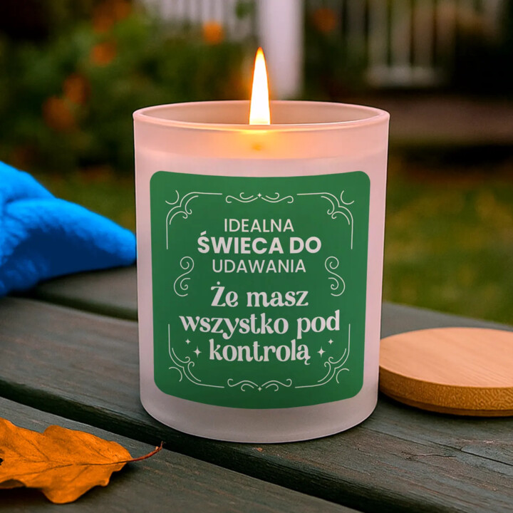 Idealna świeca do udawania - świeczka zapachowa na prezent
