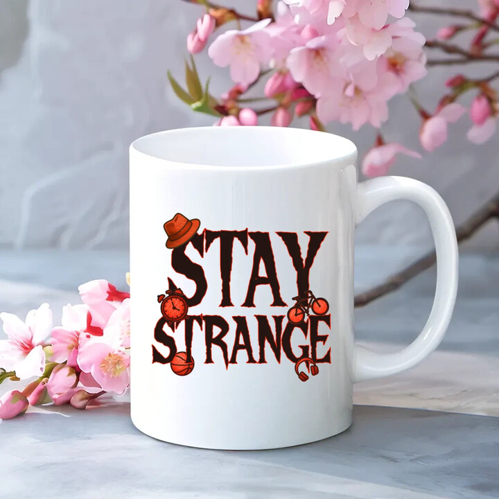 Stay strange - dla fanów serialu Stranger Things - kubek na prezent