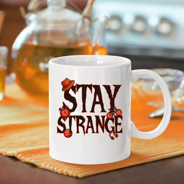 Stay strange - dla fanów serialu Stranger Things - kubek na prezent