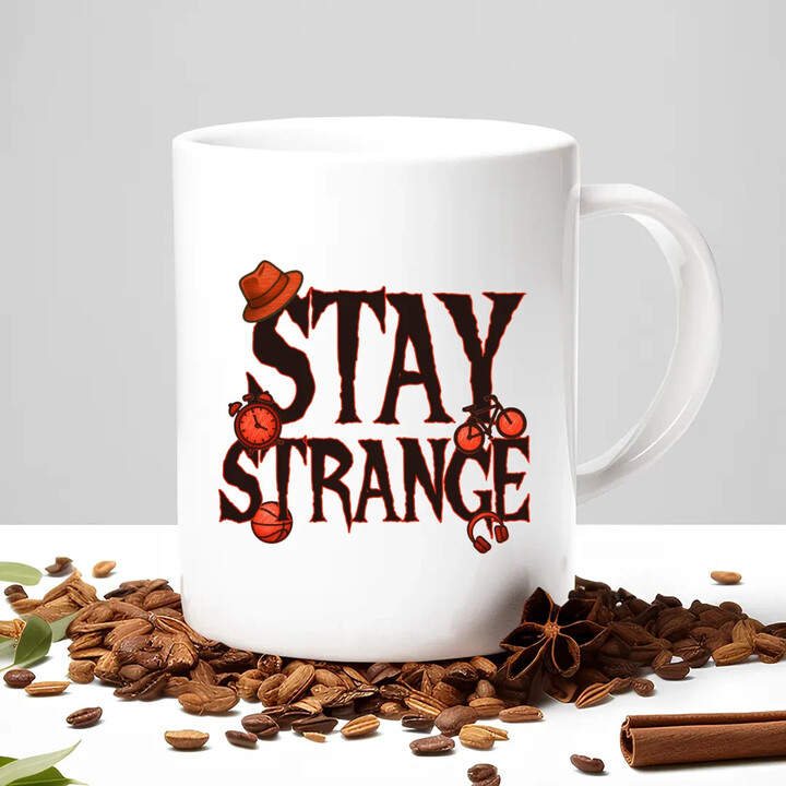 Stay strange - dla fanów serialu Stranger Things - kubek na prezent