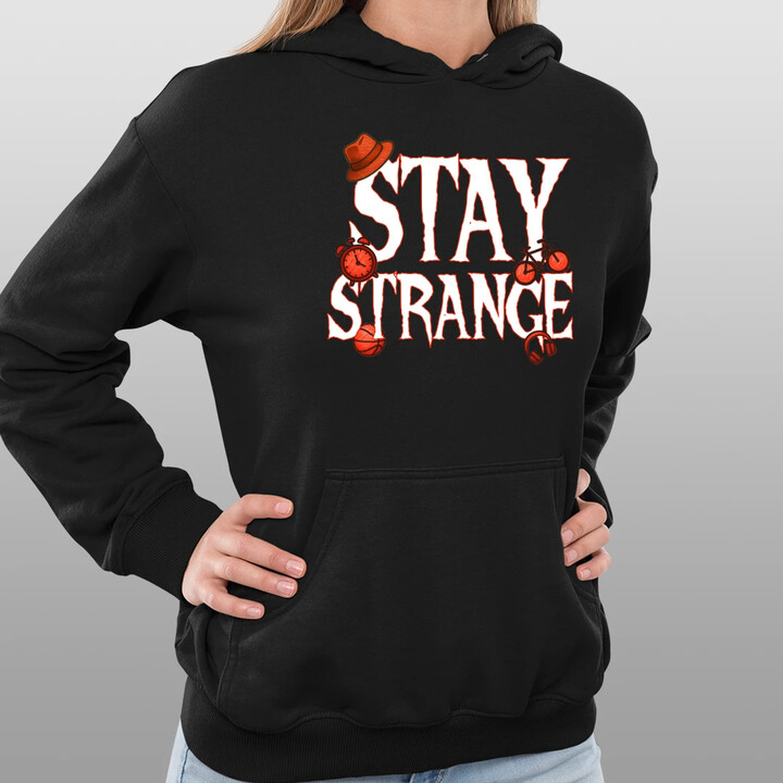 Stay strange - dla fanów serialu Stranger Things - damska bluza na prezent