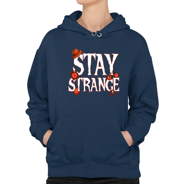 Stay strange - dla fanów serialu Stranger Things - damska bluza na prezent