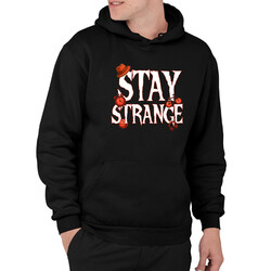 Stay strange - dla fanów serialu Stranger Things - męska bluza na prezent