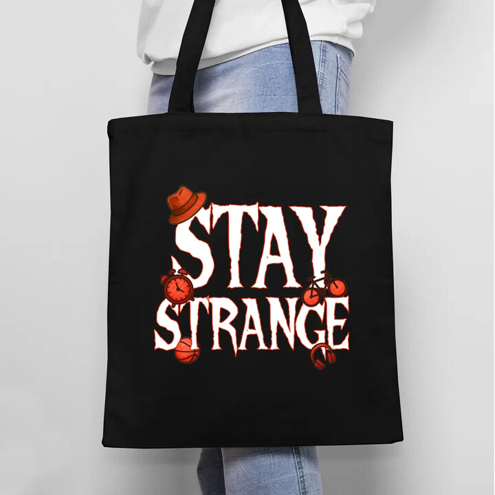 Stay strange - dla fanów serialu Stranger Things - torba na prezent