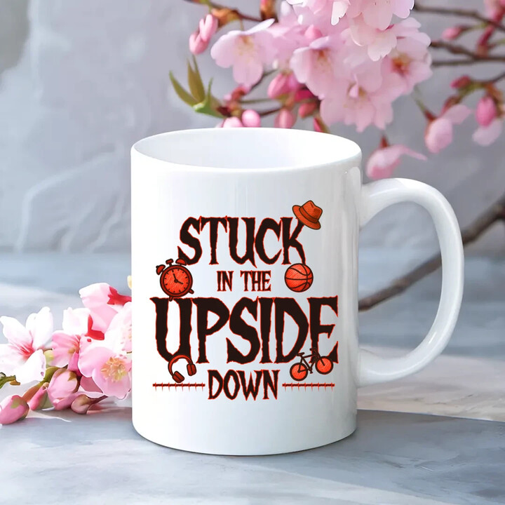 Stuck in the upside down - dla fanów serialu Stranger Things - kubek na prezent