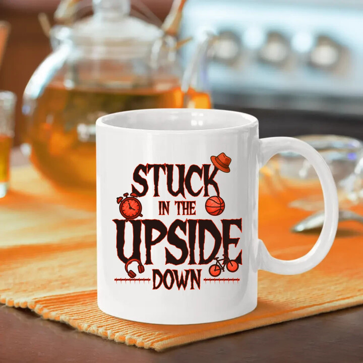 Stuck in the upside down - dla fanów serialu Stranger Things - kubek na prezent