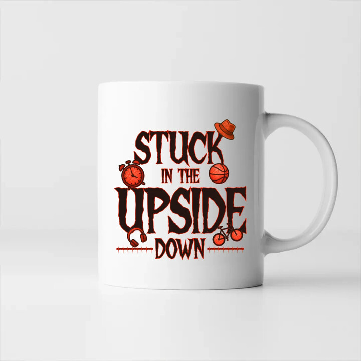 Stuck in the upside down - dla fanów serialu Stranger Things - kubek na prezent