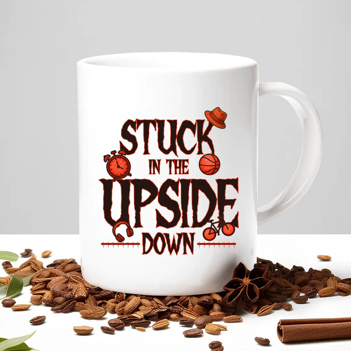 Stuck in the upside down - dla fanów serialu Stranger Things - kubek na prezent