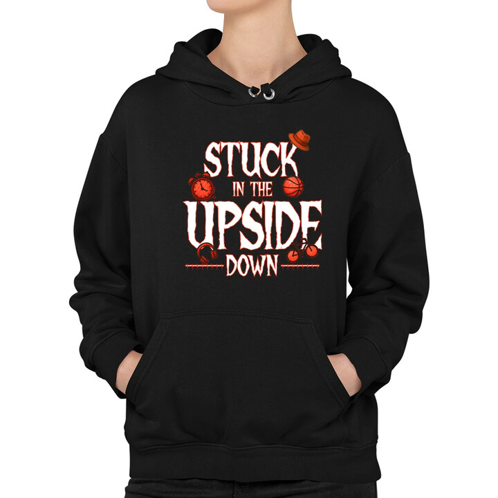 Stuck in the upside down - dla fanów serialu Stranger Things - damska bluza na prezent