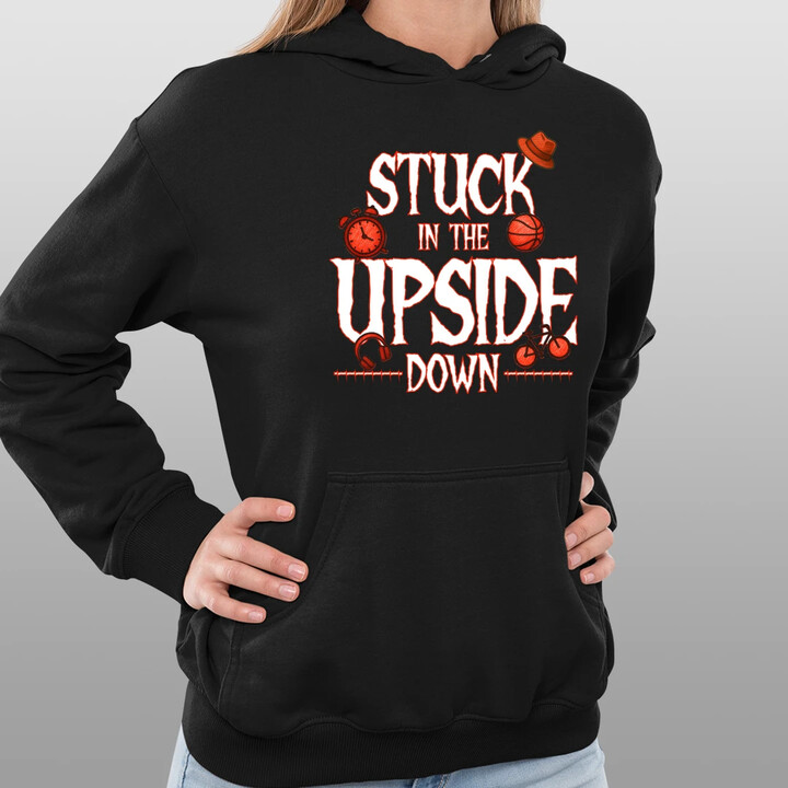 Stuck in the upside down - dla fanów serialu Stranger Things - damska bluza na prezent