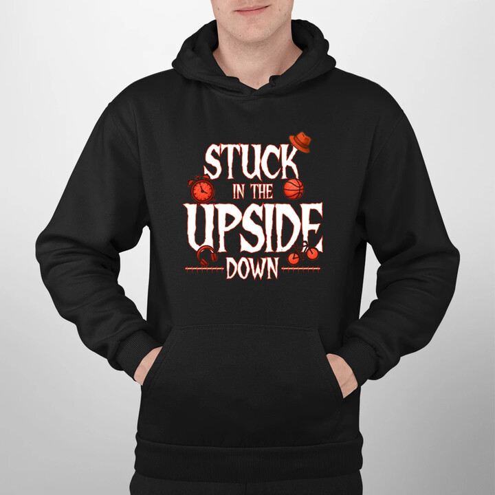 Stuck in the upside down - dla fanów serialu Stranger Things - męska bluza na prezent