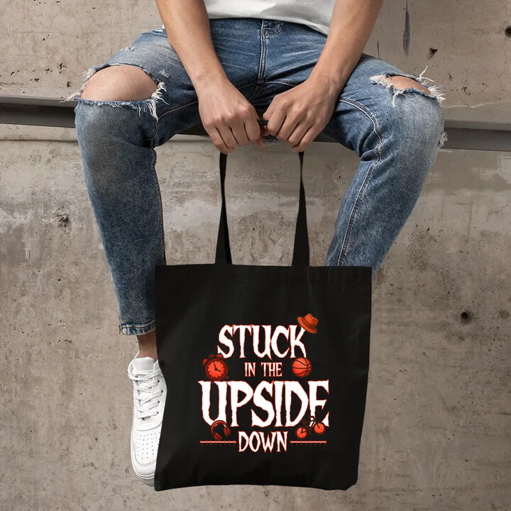 Stuck in the upside down - dla fanów serialu Stranger Things - torba na prezent
