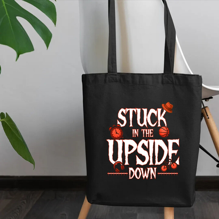 Stuck in the upside down - dla fanów serialu Stranger Things - torba na prezent