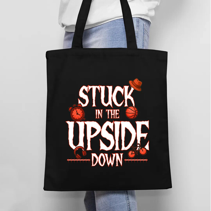 Stuck in the upside down - dla fanów serialu Stranger Things - torba na prezent