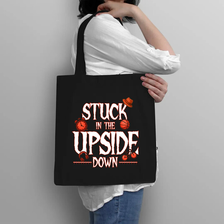 Stuck in the upside down - dla fanów serialu Stranger Things - torba na prezent