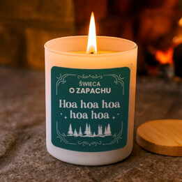 Świeca o zapachu hoa hoa hoa hoa hoa - świeczka zapachowa na prezent