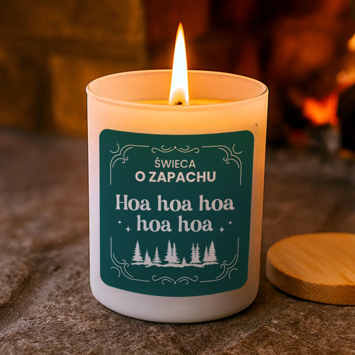 Świeca o zapachu hoa hoa hoa hoa hoa - świeczka zapachowa na prezent