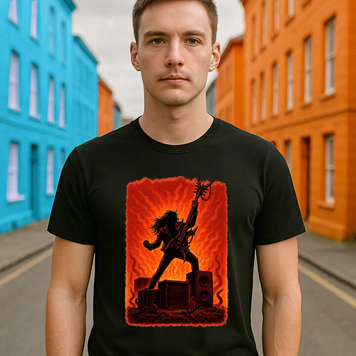 Eddie - dla fanów serialu Stranger Things - męska koszulka na prezent