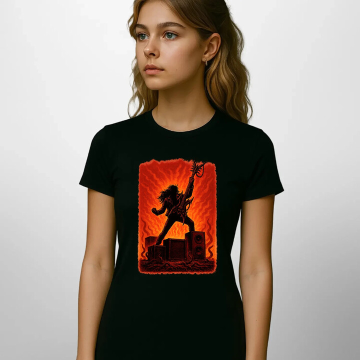 Eddie - dla fanów serialu Stranger Things - damska koszulka na prezent