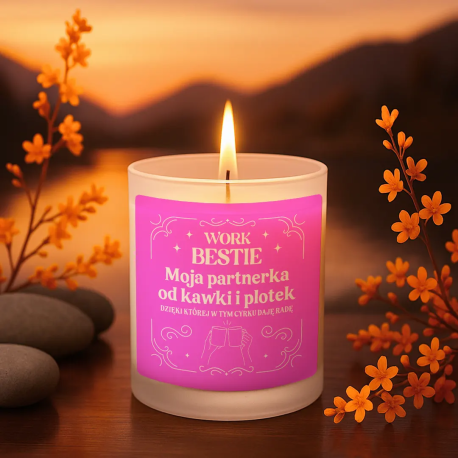 Świeca o zapachu hoa hoa hoa hoa hoa - świeczka zapachowa na prezent