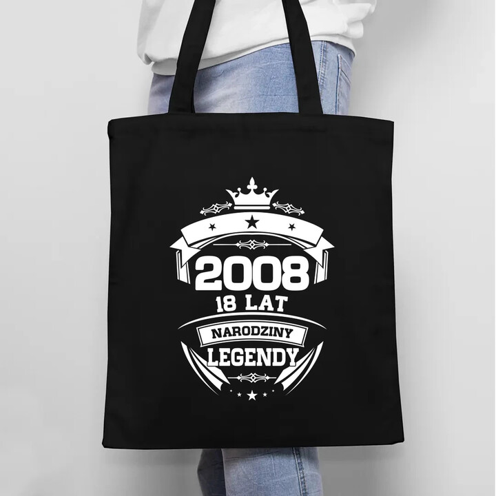 2008 Narodziny legendy 18 lat - torba na prezent