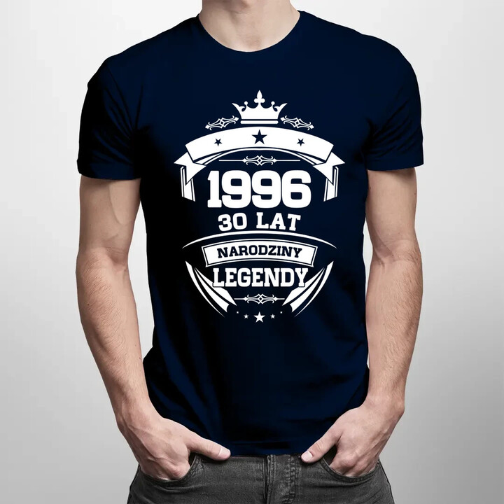 1996 Narodziny legendy 30 lat - męska koszulka na prezent