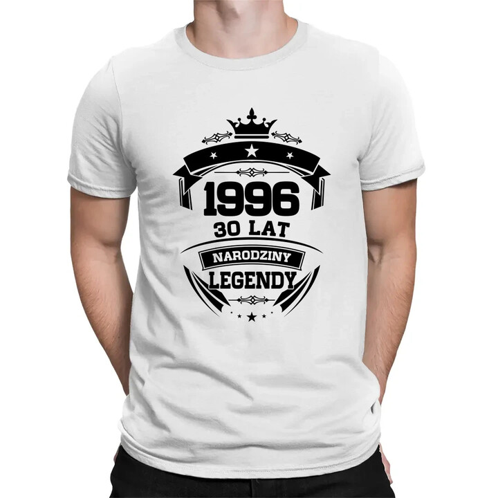 1996 Narodziny legendy 30 lat - męska koszulka na prezent