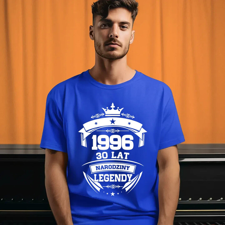1996 Narodziny legendy 30 lat - męska koszulka na prezent