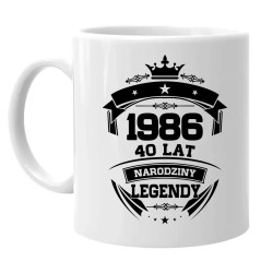 1986 Narodziny legendy 40 lat - kubek na prezent