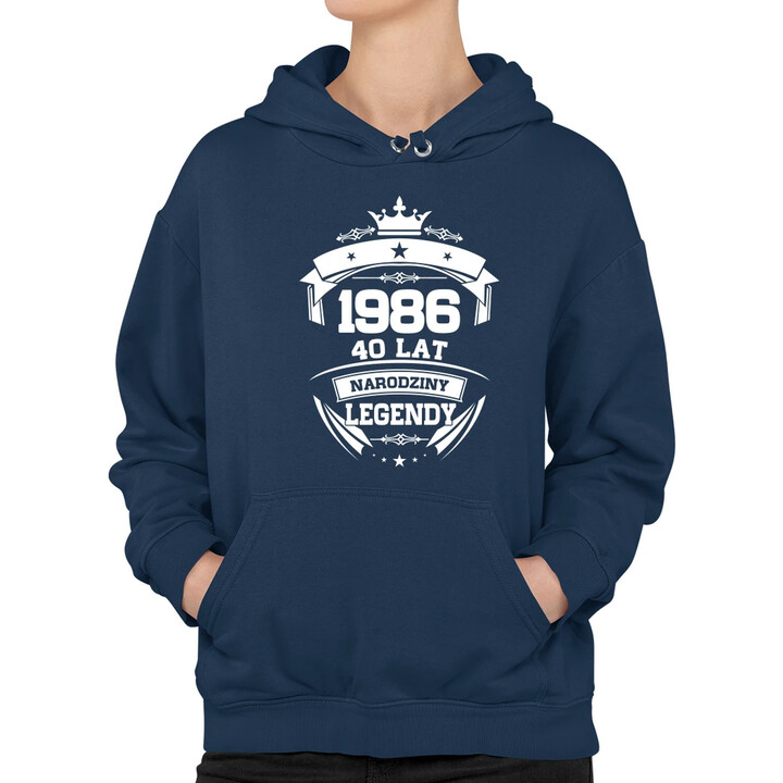 1986 Narodziny legendy 40 lat - damska bluza na prezent