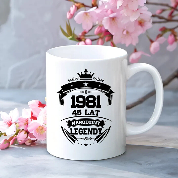 1981 Narodziny legendy 45 lat - kubek na prezent