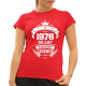 1976 Narodziny legendy 50 lat - damska koszulka na prezent