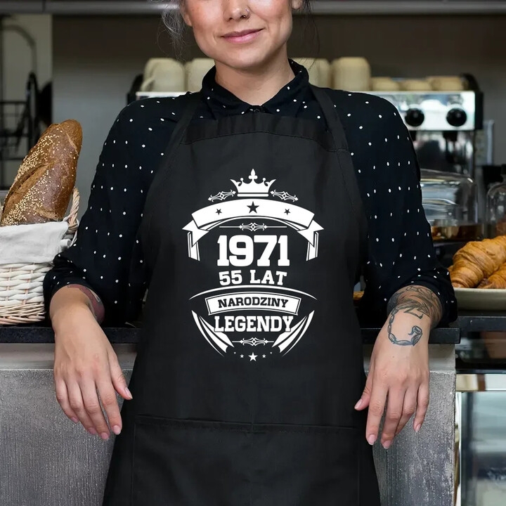 1971 Narodziny legendy 55 lat - fartuch na prezent