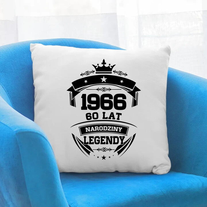 1966 Narodziny legendy 60 lat - poduszka na prezent