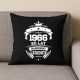 1966 Narodziny legendy 60 lat - czarna poduszka na prezent