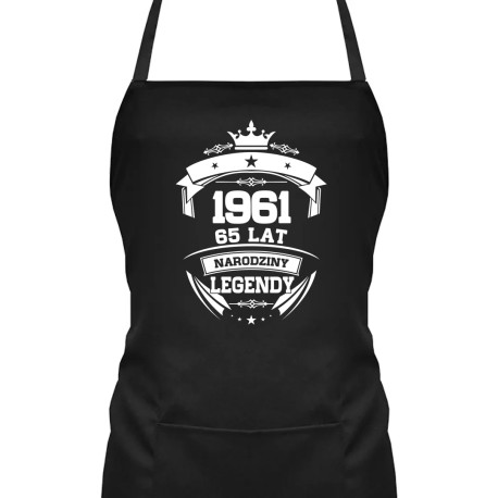 1961 Narodziny legendy 65 lat - fartuch na prezent