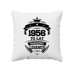 1956 Narodziny legendy 70 lat - poduszka na prezent