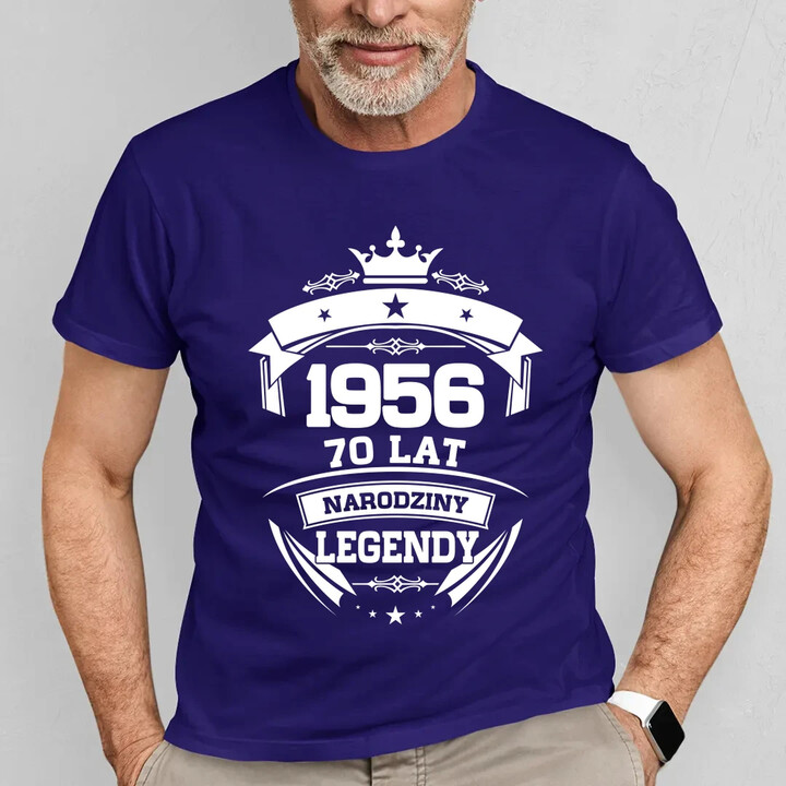 1956 Narodziny legendy 70 lat - męska koszulka na prezent