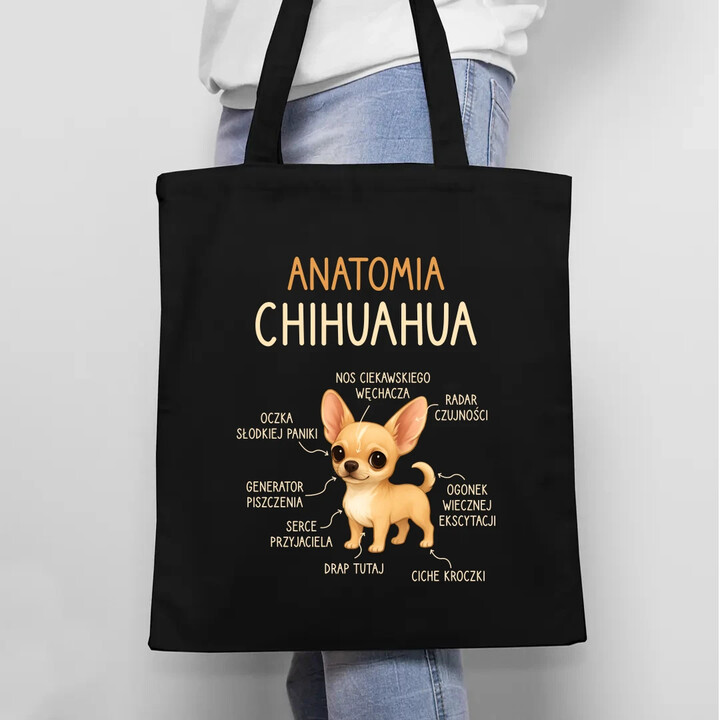 Anatomia Chihuahua - torba na prezent