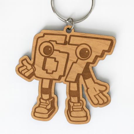 Six seven 67 - Italian Brainrot - drewniany brelok z grawerem